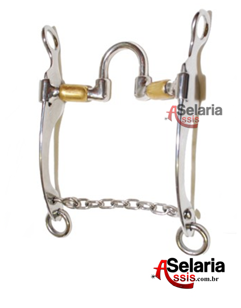 Freio 4 Jogos para Cavalo Perna S de Inox