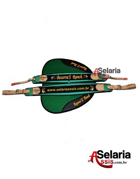 Conjunto de Peitoral para Cavalo SV60003 - Marrom Selaria