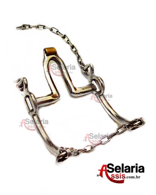 Freio Bride Bocado alto com salivador TOP
