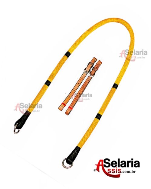 Rédea De Linha encerada ( unidade - 16 mm) Amarela