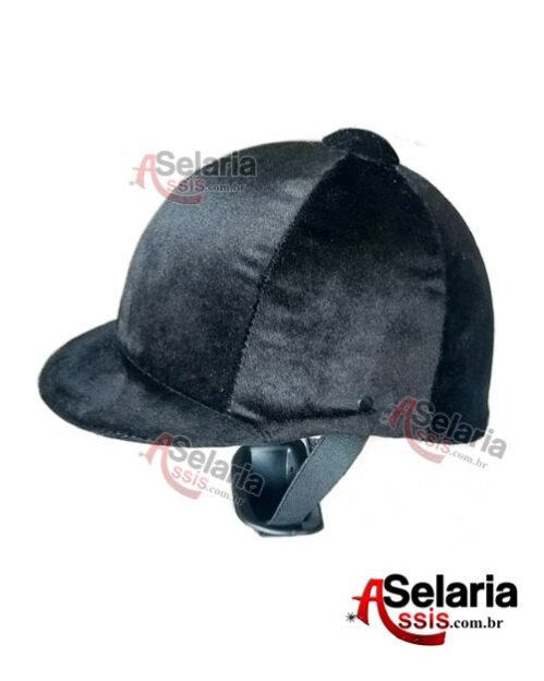 Capacete de Veludo - Para Vaquejada, Hipismo & Equitação - Linha Premium - Oferta Imperdível